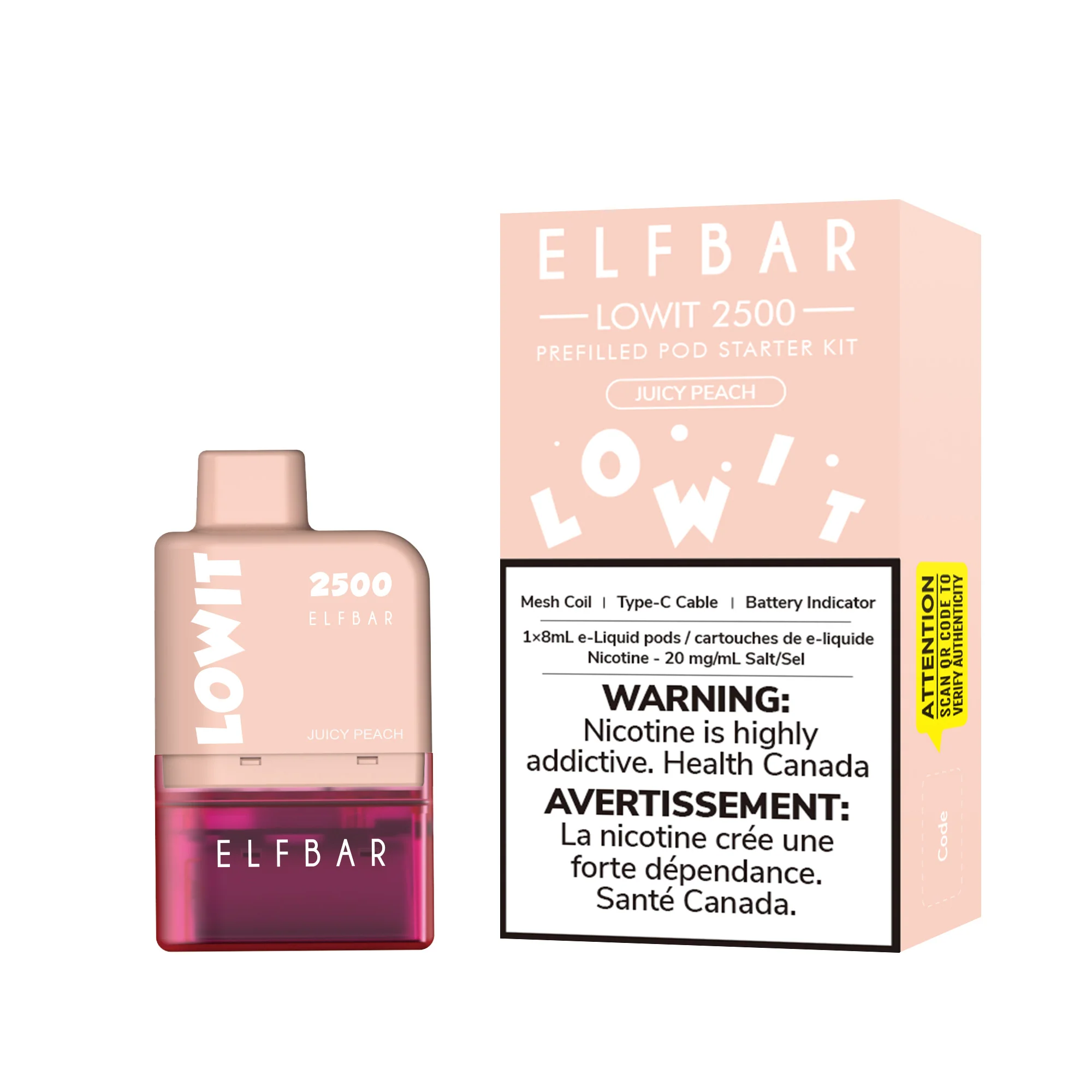 ELFBAR Lowit 2500 Starter Kit - Image 3