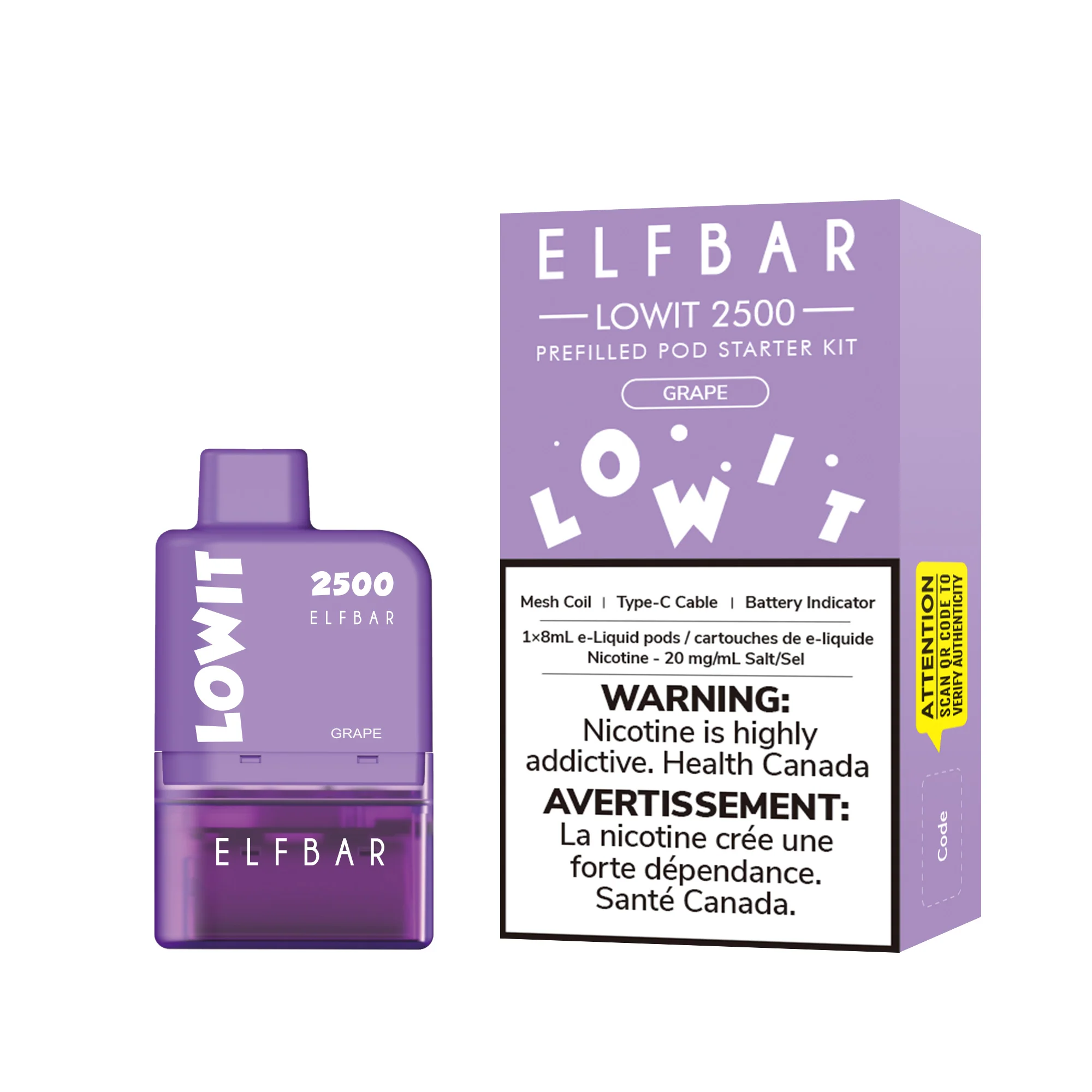 ELFBAR Lowit 2500 Starter Kit - Image 7