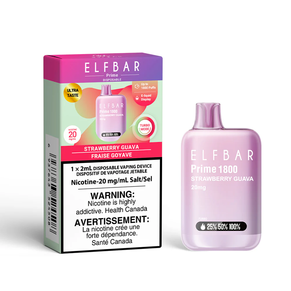 ELFBAR Prime 20mg - Strawberry Guava